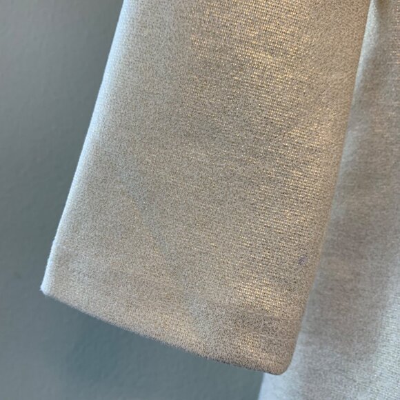 BARDOT JUNIOR Big Bow Party Dress Girls 6 NEW Shimmer Gold Cream Wool Blend NWT - Picture 5 of 9